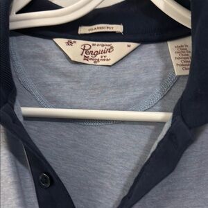 Original Penguin Blue Polo Shirt Classic Style